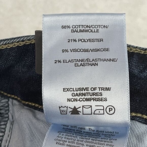 Silver Jeans Womans Size 24x31 Indigo Blue Avery Straight Curvy High Rise - Picture 13 of 16